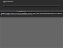 Tablet Screenshot of epllive.com